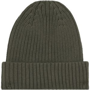 Native Spirit Unisex Adult Wide Cuff Beanie / Khaki